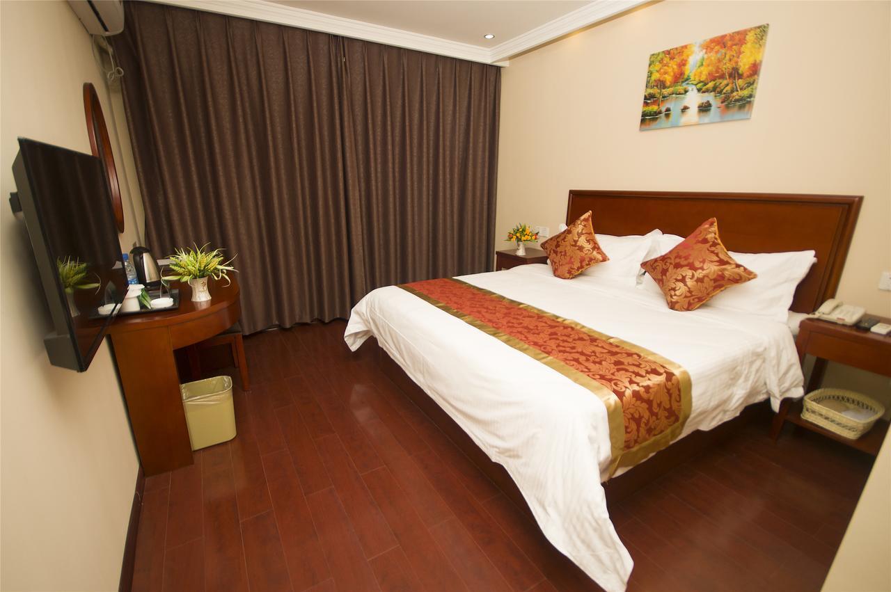 Greentree Inn Jiangsu Suzhou Suzhouleyuan Tianping College Business Hotel Bagian luar foto