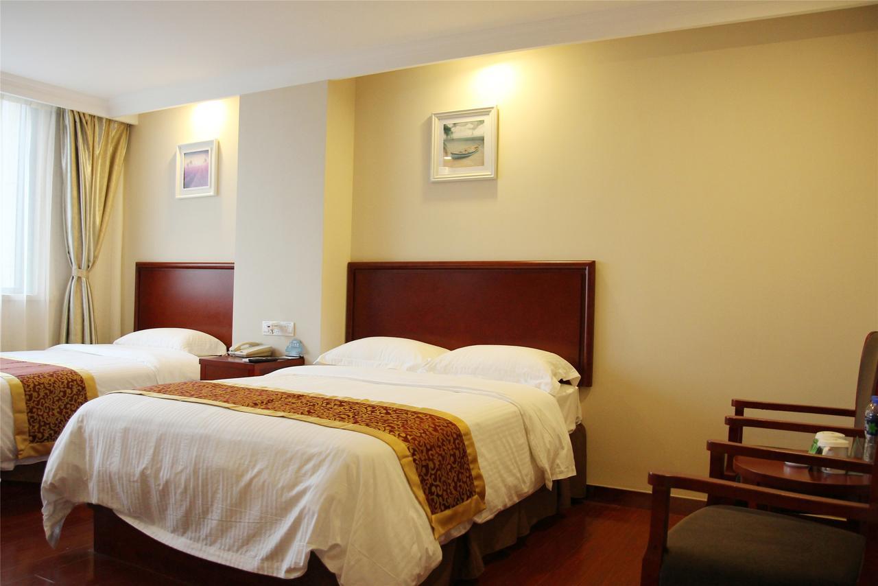 Greentree Inn Jiangsu Suzhou Suzhouleyuan Tianping College Business Hotel Bagian luar foto