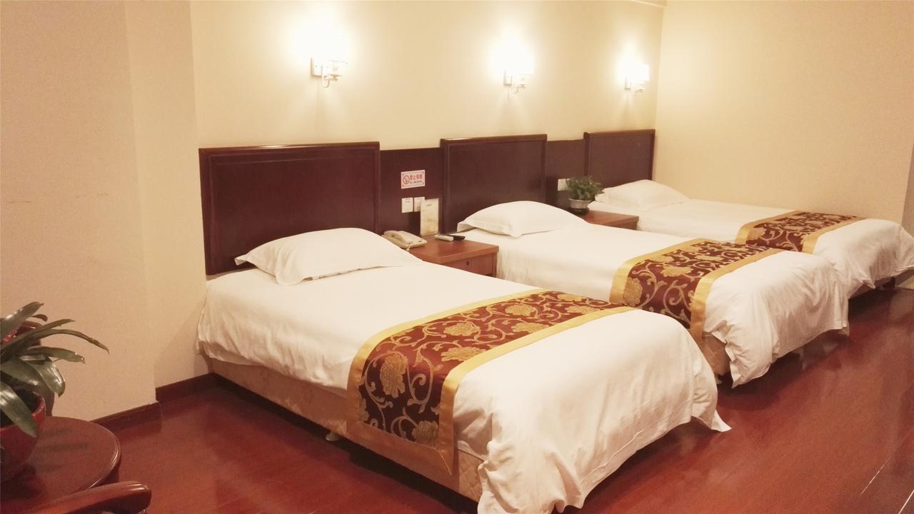 Greentree Inn Jiangsu Suzhou Suzhouleyuan Tianping College Business Hotel Bagian luar foto